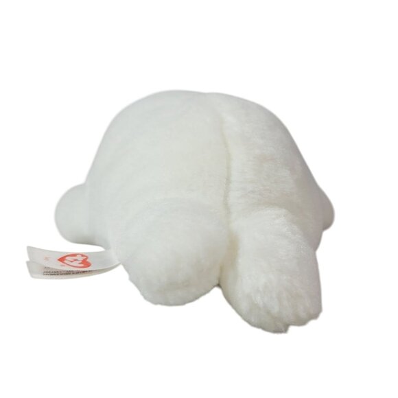 Ty Beanie Boos Plush White 8" Arctic Blue Glitter Eyes Icy Seal Stuffed 2017 - Picture 5 of 11